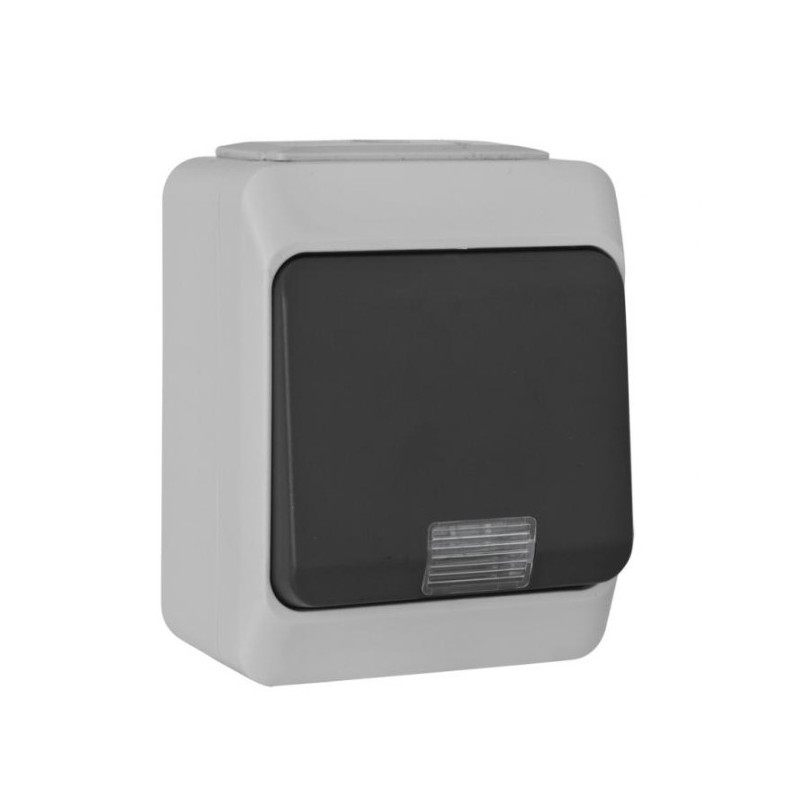 Switch with indicator Nordic IP44