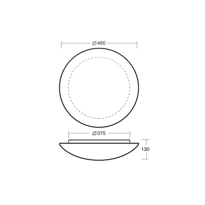 Aura 5 plafoon 490mm