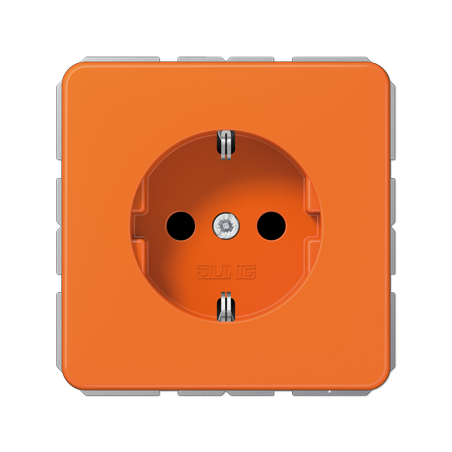 CD500 Schuko socket orange