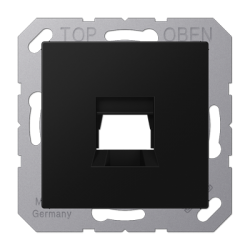 A1569-1WE Keystone center plate graphite black