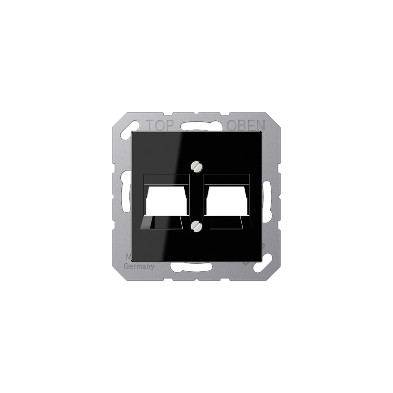 A1569-2WE 2x Keystone centre plate black