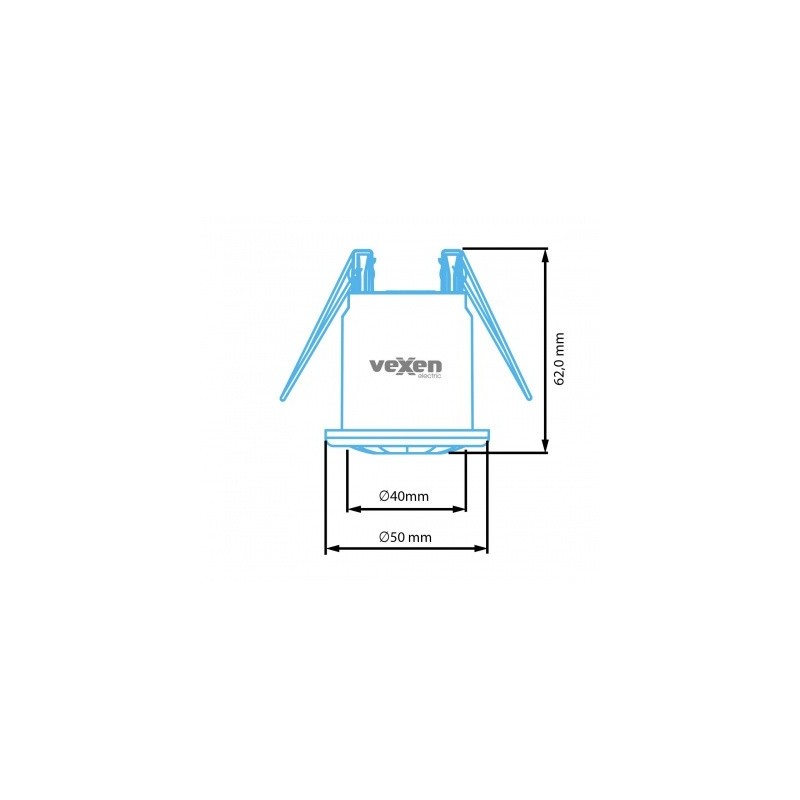 Liikumisandur IP20 Ø 8m max.800W 360º