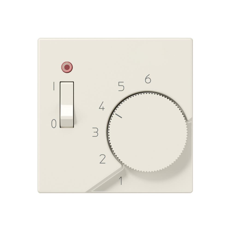 ATR231PL room thermostat cover with switch ivory