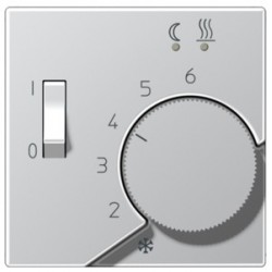 AFTR231PL floor heating thermostat cover (Eberle) Alu