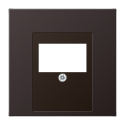 AL 2969T D USB / speaker centre plate Dark