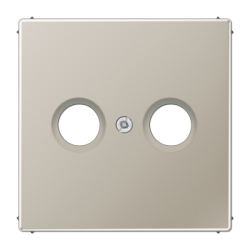 ES 2990 TV centre plate Stainless steel