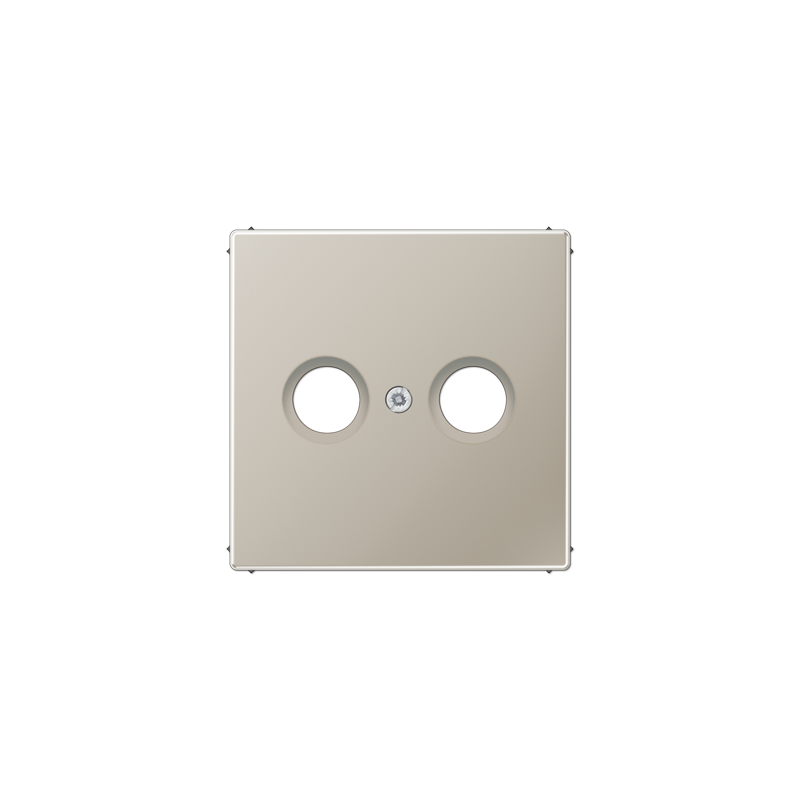 ES 2990 TV centre plate Stainless steel