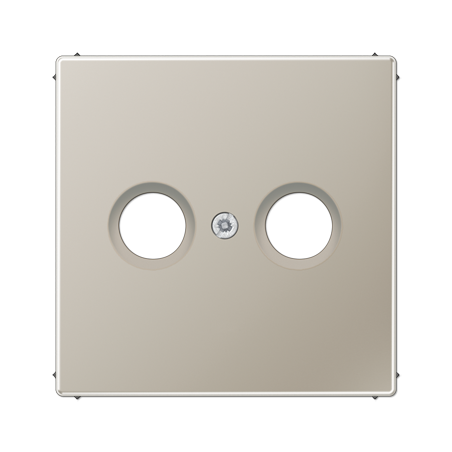 ES 2990 TV centre plate Stainless steel