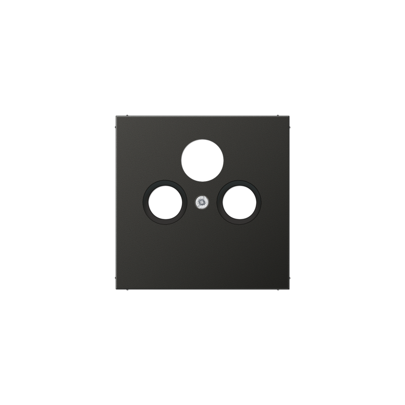 AL 2990 SAT AN centre plate for SAT-TV-FM Anthracite