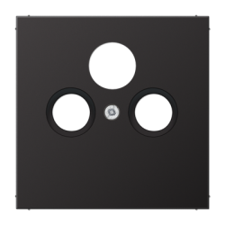 AL 2990 SAT D centre plate for SAT-TV-FM Dark