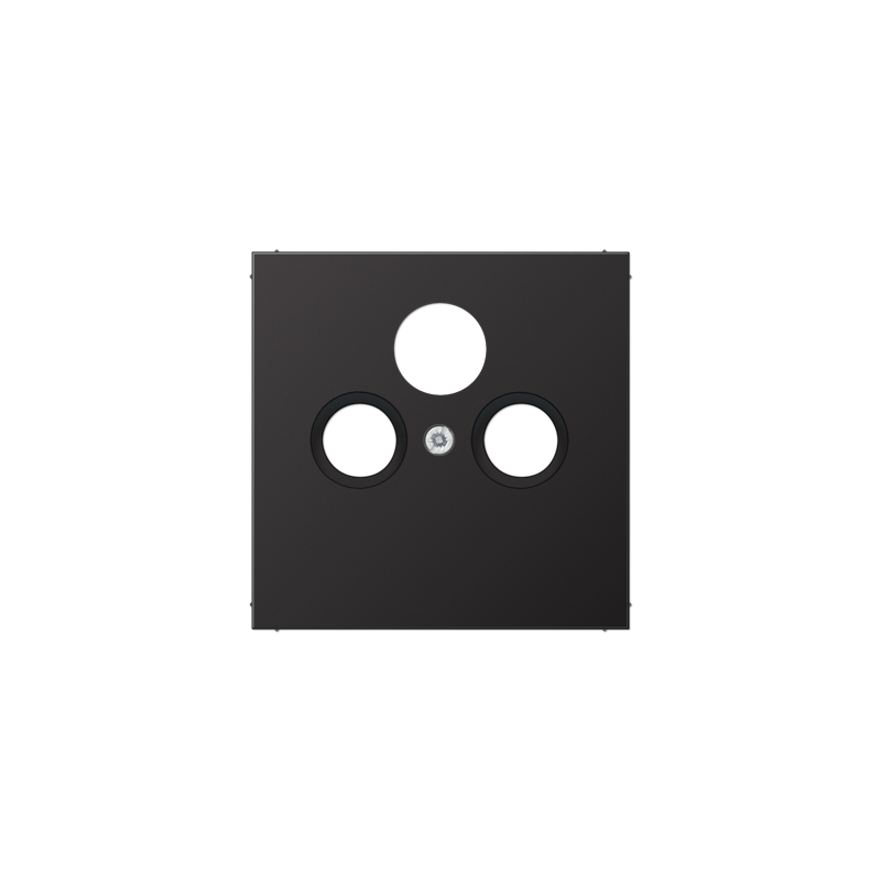 AL 2990 SAT D centre plate for SAT-TV-FM Dark