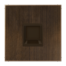 ME 1969-1 WE AT Centre plate keystone Antique brass