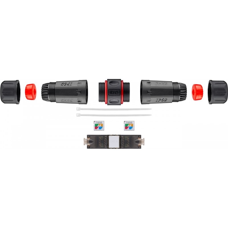 Arvutikaabli jätk CAT6 UTP tööriistavaba IP68