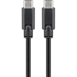 USB-C - USB-C kaabel must 3A