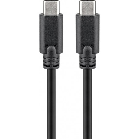 USB-C - USB-C kaabel 1m must 5A