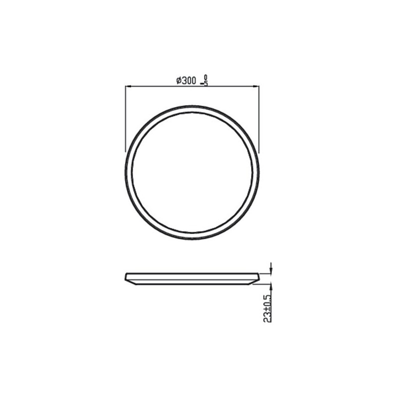 Superslim CL550 SceneSwitch RD 18W 30cm