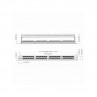 Patch panel 24 port cat6 UTP 19"