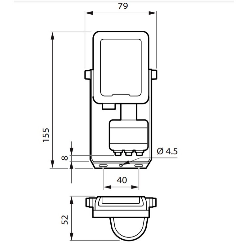 BVP164 LED 10W IP65 Ledinaire liikumisanduriga prožektor G3