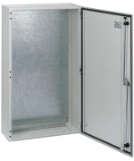 Enclosure with mounting plate
